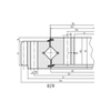 Single Row Crossed Roller Slewing Bearing (HJ Series）-- External Gear