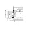 Slewing Bearing With Flange -- External Gear