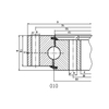 Single Row Four Point Contact Ball Slewing Bearing（01Series）--Non Gear