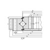 Single Row Crossed Roller Slewing Bearing (HJ Series）-- External Gear