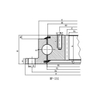 Slewing Bearing With Flange -- Internal Gear