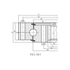 Single Row Four Point Contact Ball Slewing Bearing（01Series）--Internal Gear