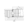 Single Row Four Point Contact Ball Slewing Bearing（Q Series）--External Gear