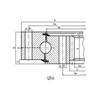 Single Row Four Point Contact Ball Slewing Bearing（Q Series）--Internal Gear