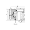 Three Row Roller Slewing Bearing (13 Series)--Internal Gear