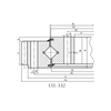 Single Row Crossed Roller Slewing Bearing（11Series）-- External Gear