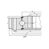 Single Row Four Point Contact Ball Slewing Bearing（Q Series）--External Gear