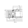 Slewing Bearing With Flange -- External Gear